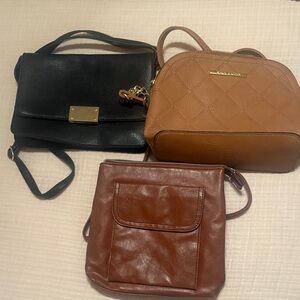 Elegant Black and Brown Women's Handbag Collection